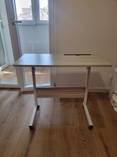 Scrivania per pc Tavolino Regolabile Altezza 80x40 colore Acero Usato Come Nuovo