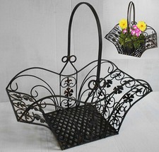 Cesto di Fiori Ferro Battuto