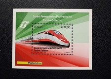 2010 ITALIA FOGLIETTO ALTA VELOCITÀ TORINO SALERNO NUOVO