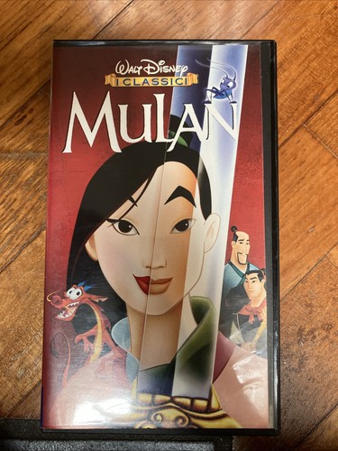 Vhs mulan ita animazione - vhs, walt