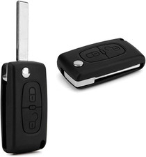 Guscio Chiave in Silicone Nero Compatibile Citroen C3, C4, C5, C2 Picasso E Peug