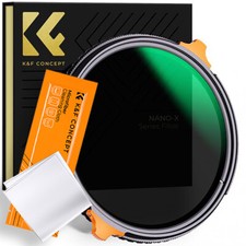Filtro obiettivo K&F Concept ND4-64 + CPL 67mm 77mm 82mm NANO X densità neutra 