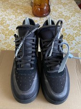 Nike Off-White Air Force 1 nere taglia 5 UK.