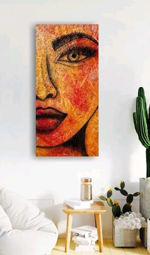 Quadro astratto quadro donna
