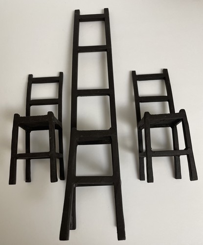 Set sedie vintage con - set, 3