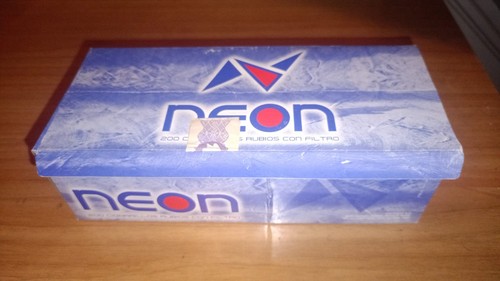 Scatole sigarette 200 neon - scatole,