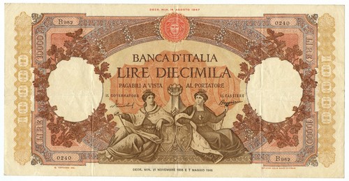 10000 lire capranesi - 10000,