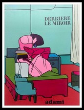 Valerio ADAMI : Intérieur, lithographie originale 1970