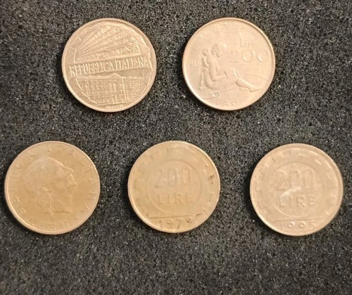 Lotto monete 200 lire - lotto,