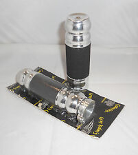 Manopole alluminio lucidato gomma Harley Davidson acceleratore cavo 25 mm (1")