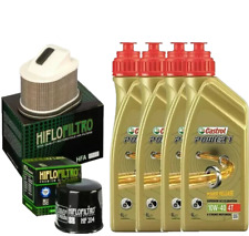 KIT/TAGLIANDO CASTROL POWER 1 10W40 FILTRI OLIO ARIA KAWASAKI Z 1000 2003 2006