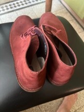 DESERT BOOTS Clarks rosso borgogna