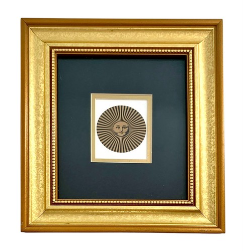 Stampa viso sole fornasetti - viso,