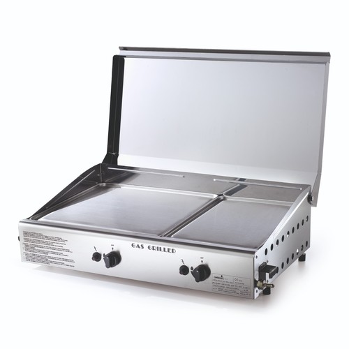 Doppia piastra acciaio inox - in,