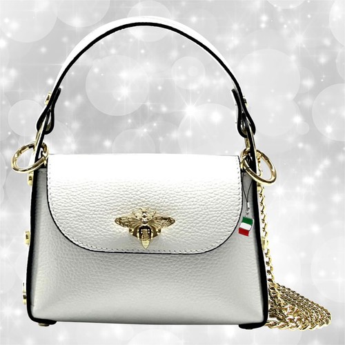 Borsa bianca pelle - , media