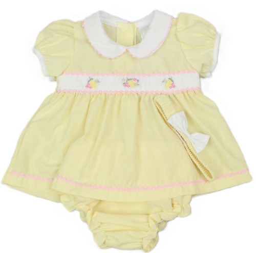 Vestito estivo bambina giallo