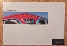 Brochure della Chrysler C-300