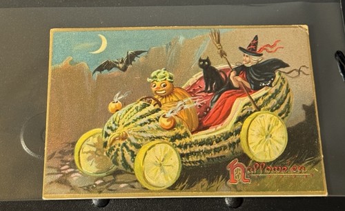 Cartolina halloween 1908 - cartolina,