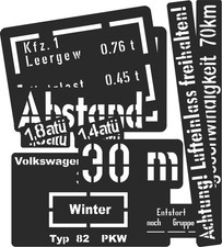 KUBELWAGEN 82 WW2 Stencil