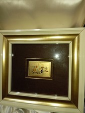 Quadro Laminato In Oro 24 Kt