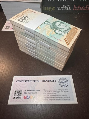Venezuela 500 bolivar - venezuela,