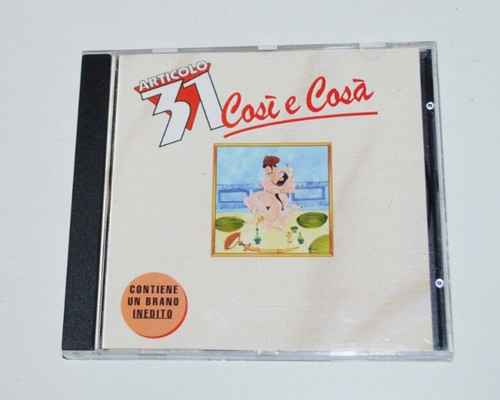 Articolo cosi cosa cd - e, cosa'