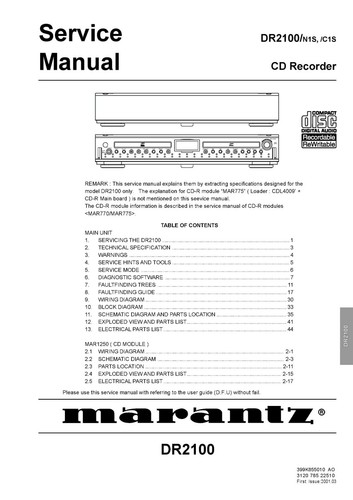 Servizio manuale istruzioni - servizio, di