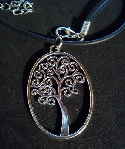 Collana caucciù albero - +, vita