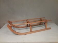  Slitta Vintage In Legno Di Faggio Originale 