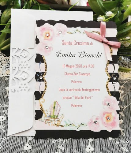 Invito personalizzato santa - invito,
