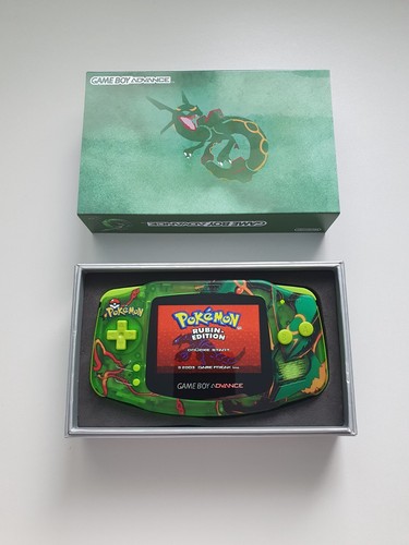 Console gba rayquaza - gba, pokemon