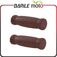 Coppia Manopole Bici Graziella - Olanda - Sport - Epoca Simil Pelle - Marrone