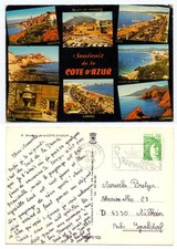 125338 - Souvenir de la Costa Azzurra - Cartolina, viaggiata San Raffaele 12.2.1979