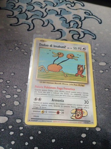 Carta pokemon doduo - carta,