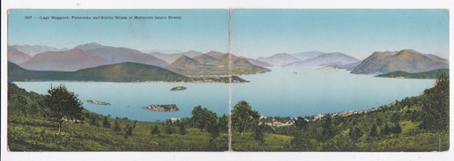 Cartolina doppia lago - cartolina,