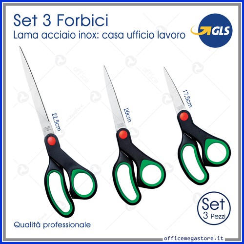 Set forbici acciaio - in, inox