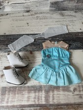 My American Girl Doll SPARKLY Skating Set - Dress Skates Shrug & Charm Only 2014