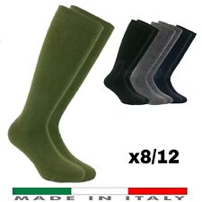 Calze Lana Uomo Donna Neve Caccia Calzettoni Calzini Corte Invernali Termiche