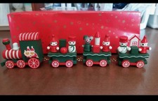 Trenino Natalizio In Legno 21