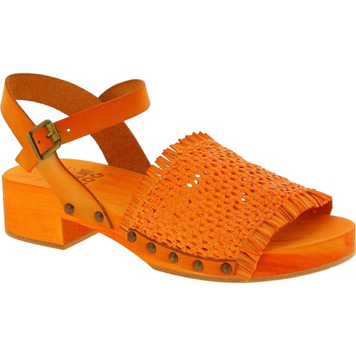 Zoccolo donna arancio in - zoccolo, da