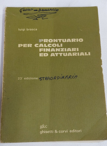 Prontuario per calcoli - prontuario,