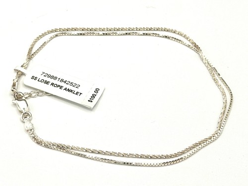 Cavigliera catena doppia fila