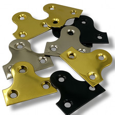 19-46mm FOTO SPECCHIO LASTRE VETRO OTTONE NERO NICHEL CORNICE FISSAGGIO SOSPENSIONE