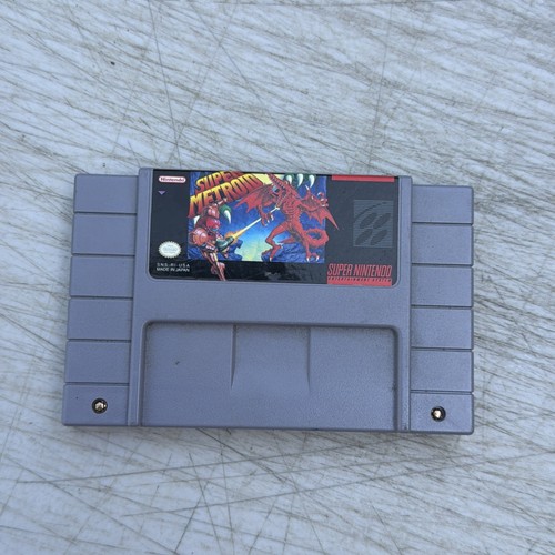Cartuccia gioco super metroid - cartuccia,