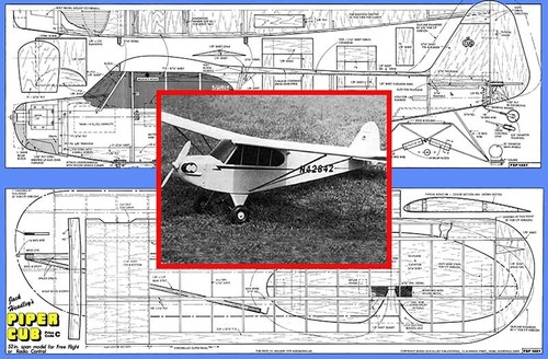 Model airplane plans - plans, (ff-rc)