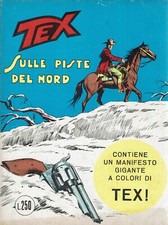 Tex 122 sulle piste del nord prima edizione Lire 250 POSTER ed. Araldo BO11