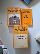 OMNIBUS MONDADORI Rex Stout 3  volumi + le ricette di Nero Wolfe vedi foto 