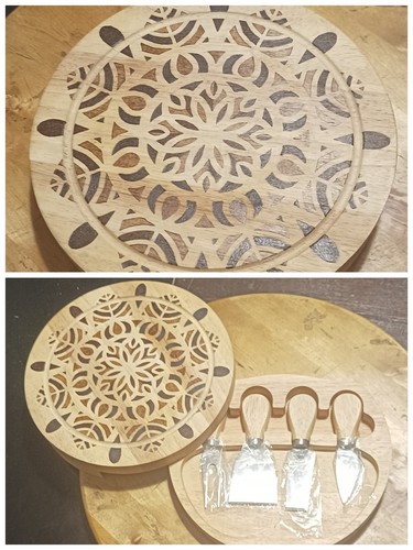Tagliere rotondo legno - in,