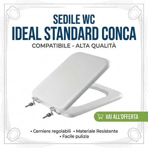 Sedile ricambio conca - sedile,
