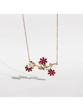Collana donna alla moda fiore